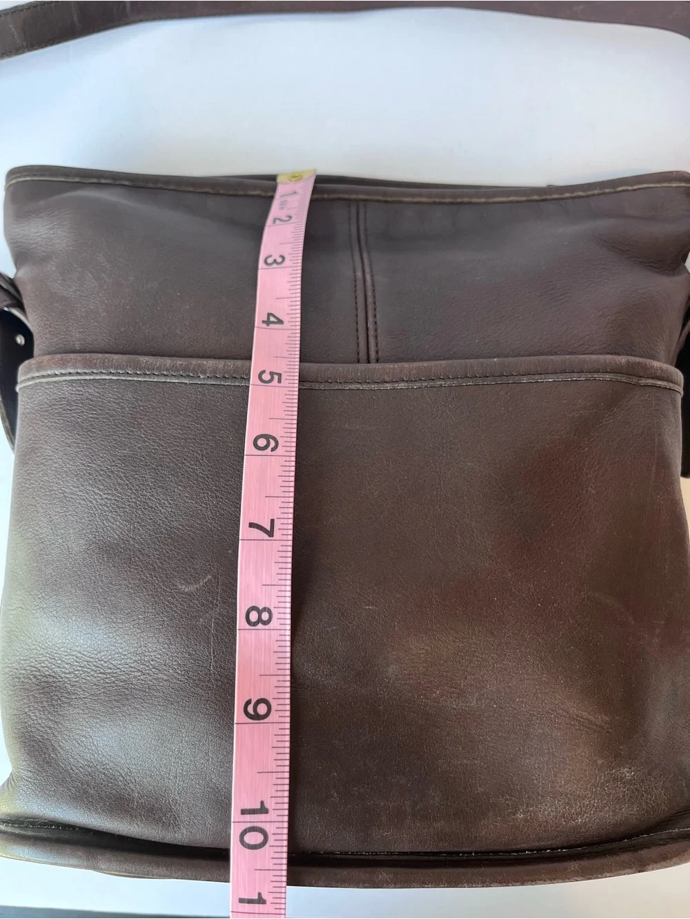 Vintage Coach Bleeker Bucket Bag Brown Leather
